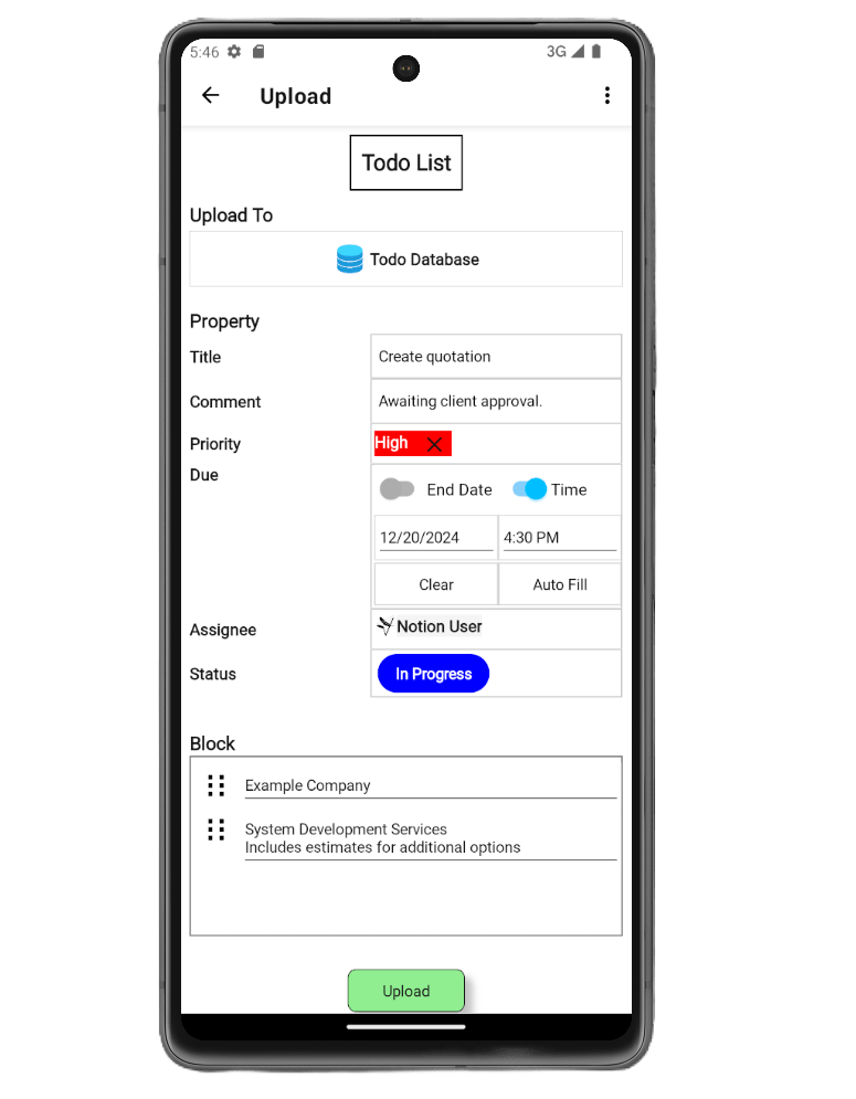 Lite Notion Mobile Screenshott